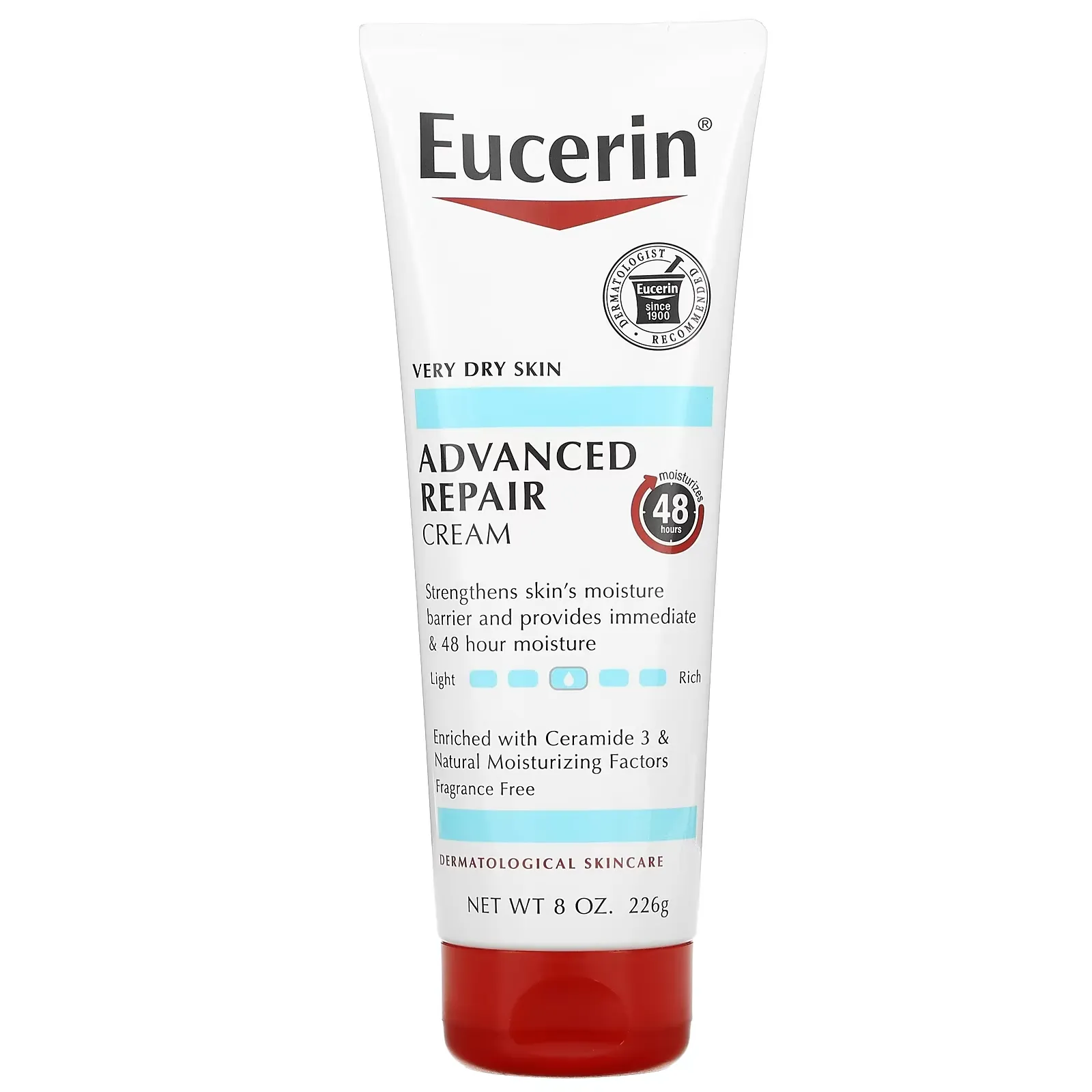 Advanced Repair Cream, Fragrance Free, 8 oz (226 g)