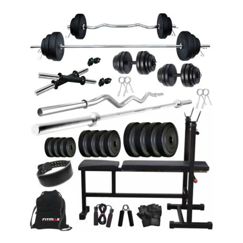 Fitmax PVC 62KG COMBO 6 SL Home Gym Kit