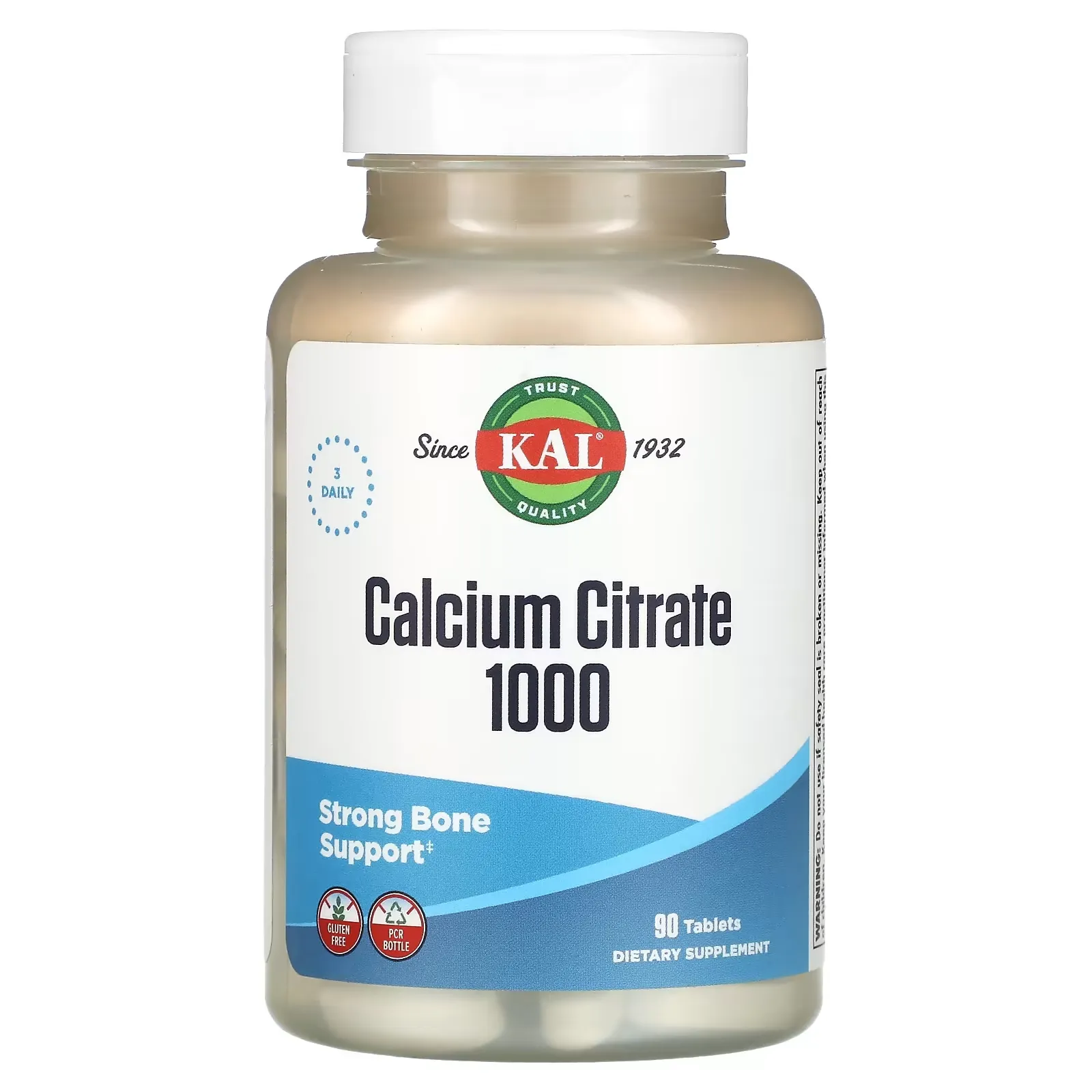 Calcium Citrate 1000, 333 mg, 90 Tablets