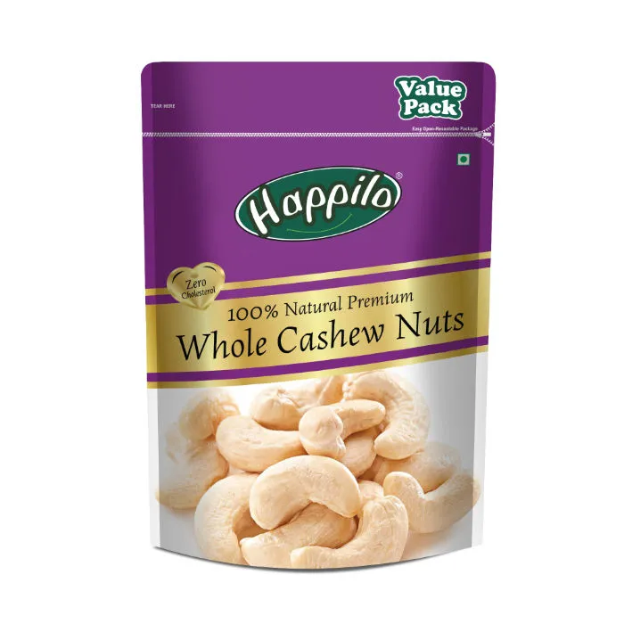 Happilo Natural Premium Whole Cashews (Value Pack)