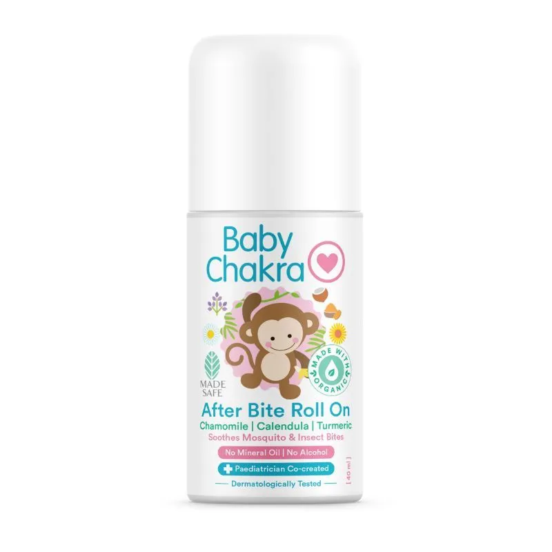 BabyChakra After Bite Roll On For Insects & Mosquito Bites | No Mineral Oil | No Alcohol