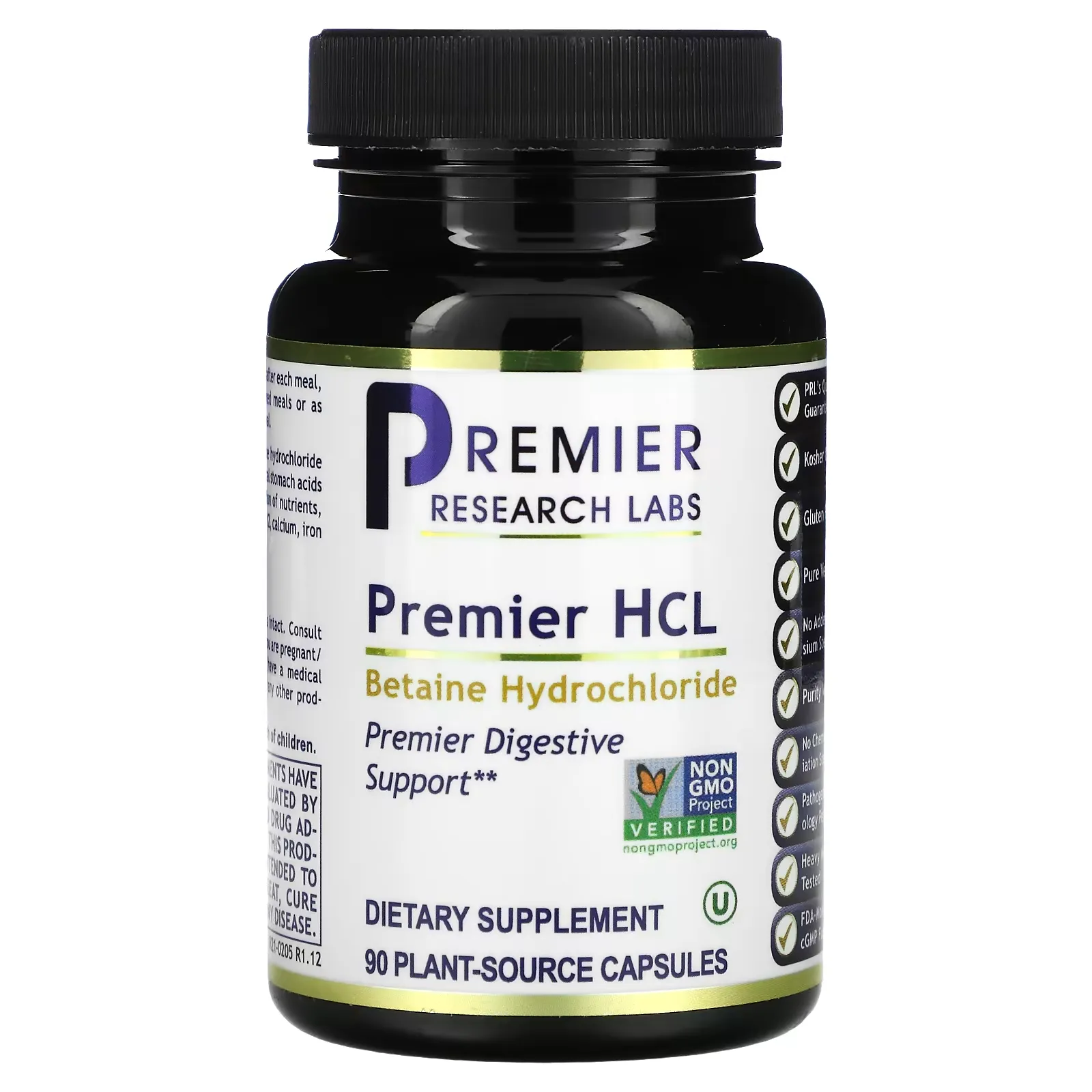 Premier HCL, 90 Plant-Source Capsules