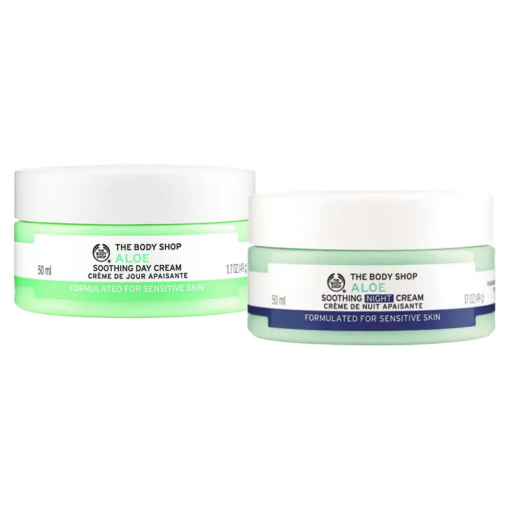 The Body Shop Aloe Soothing Day & Night Cream Combo