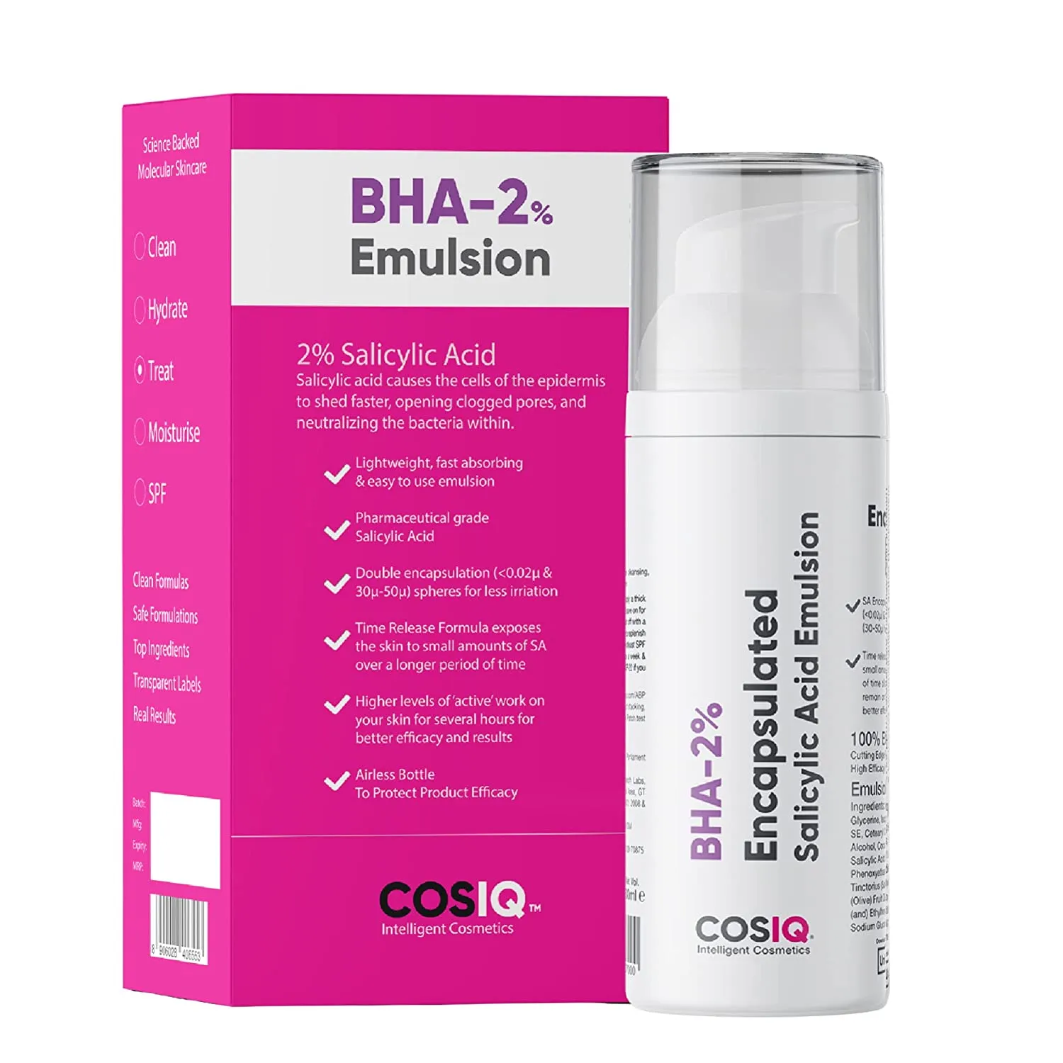 Cos-IQ BHA-2% Encapsulated Salicylic Acid Emulsion Serum