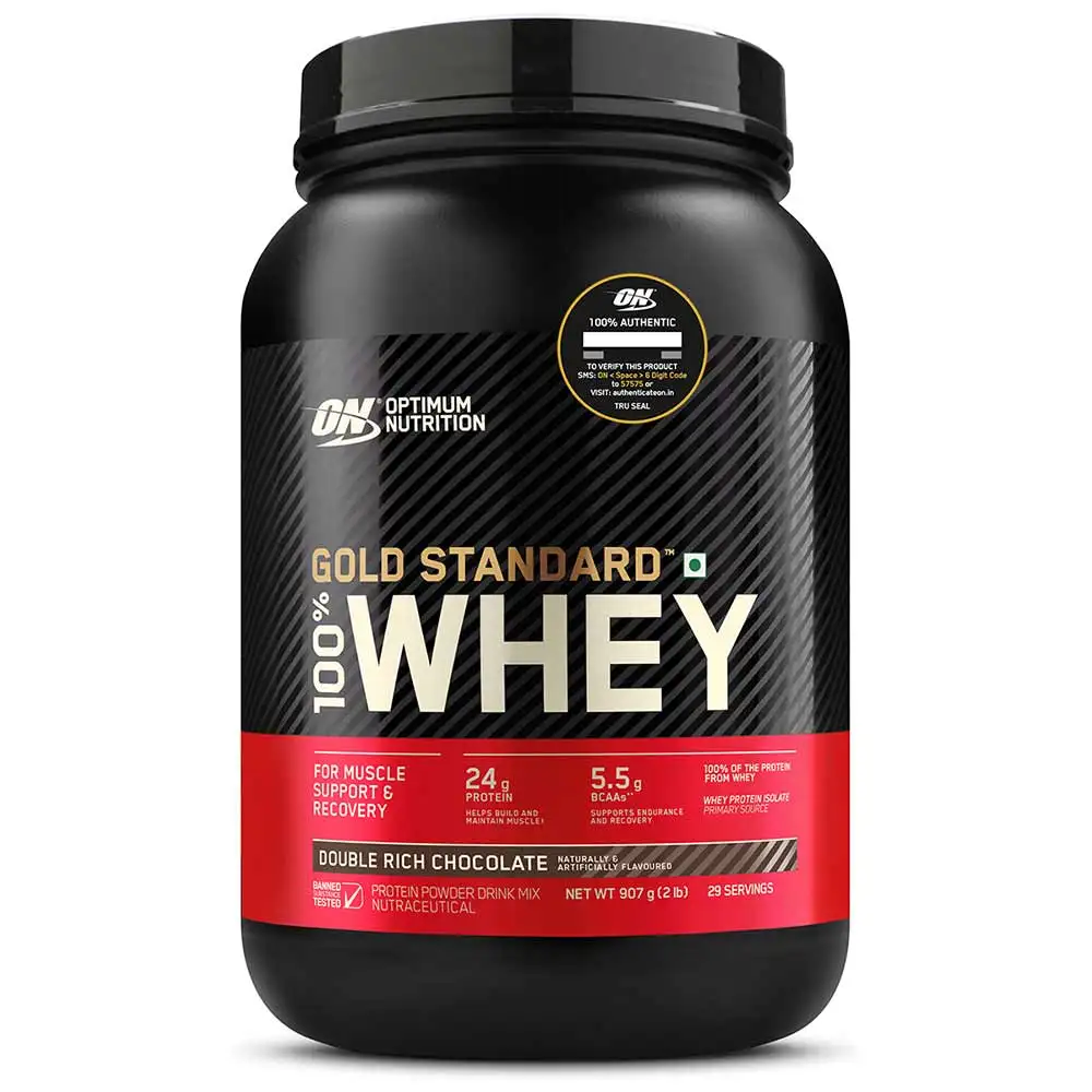 ON (Optimum Nutrition) Gold Standard 100% Whey Protein,  2 lb  Double Rich Chocolate