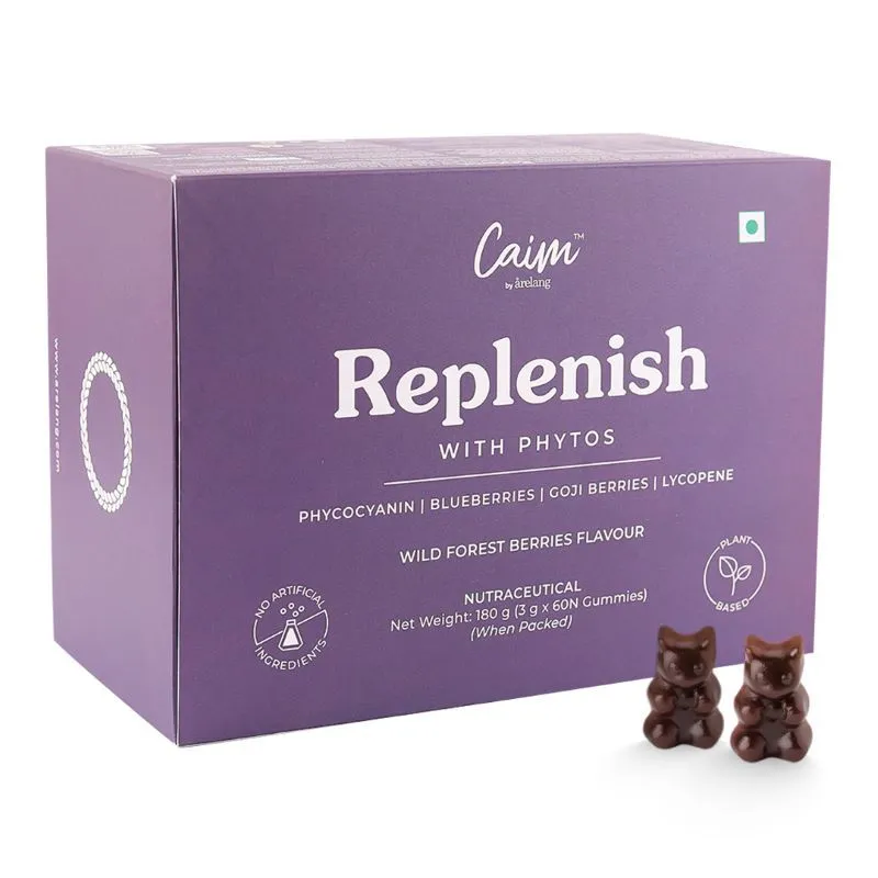 Caim By Arelang - Replenish Phytos Gummies to combat Oxidative Stress, Boosts Immunity & Glutathione