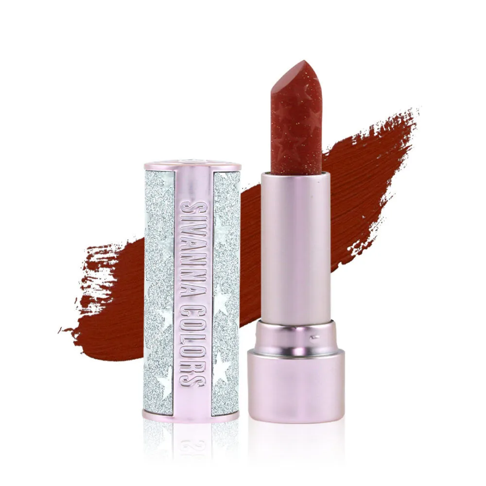 SIVANNA COLORS Crystal Power Kiss Lipstick - Brown