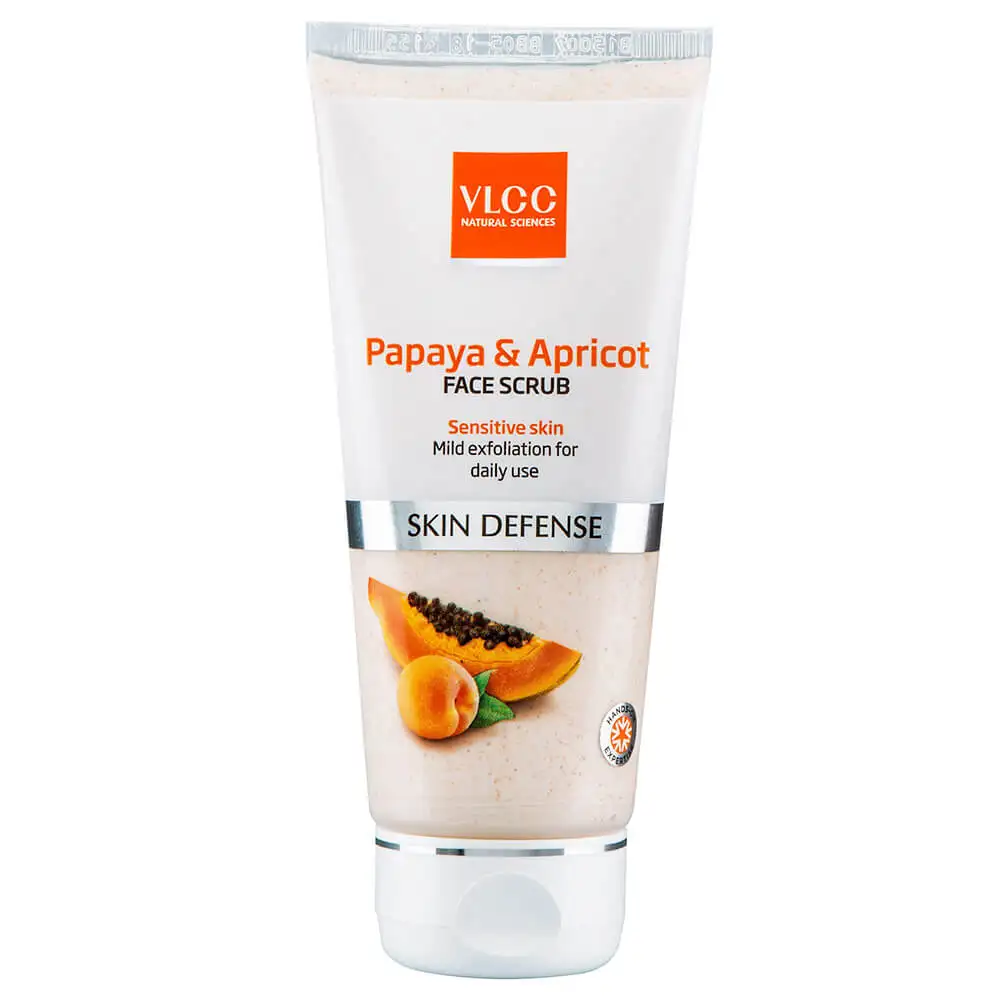 VLCC Papaya & Apricot Face Scrub,  80 g  Skin Defense