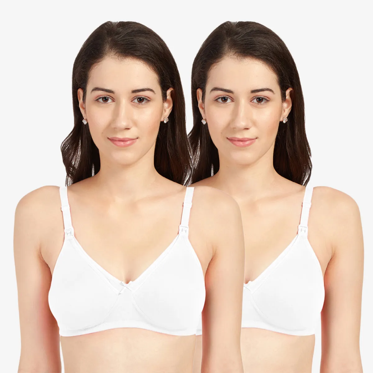 Sonari Babycare Non-Padded Maternity Bra - White (36B)