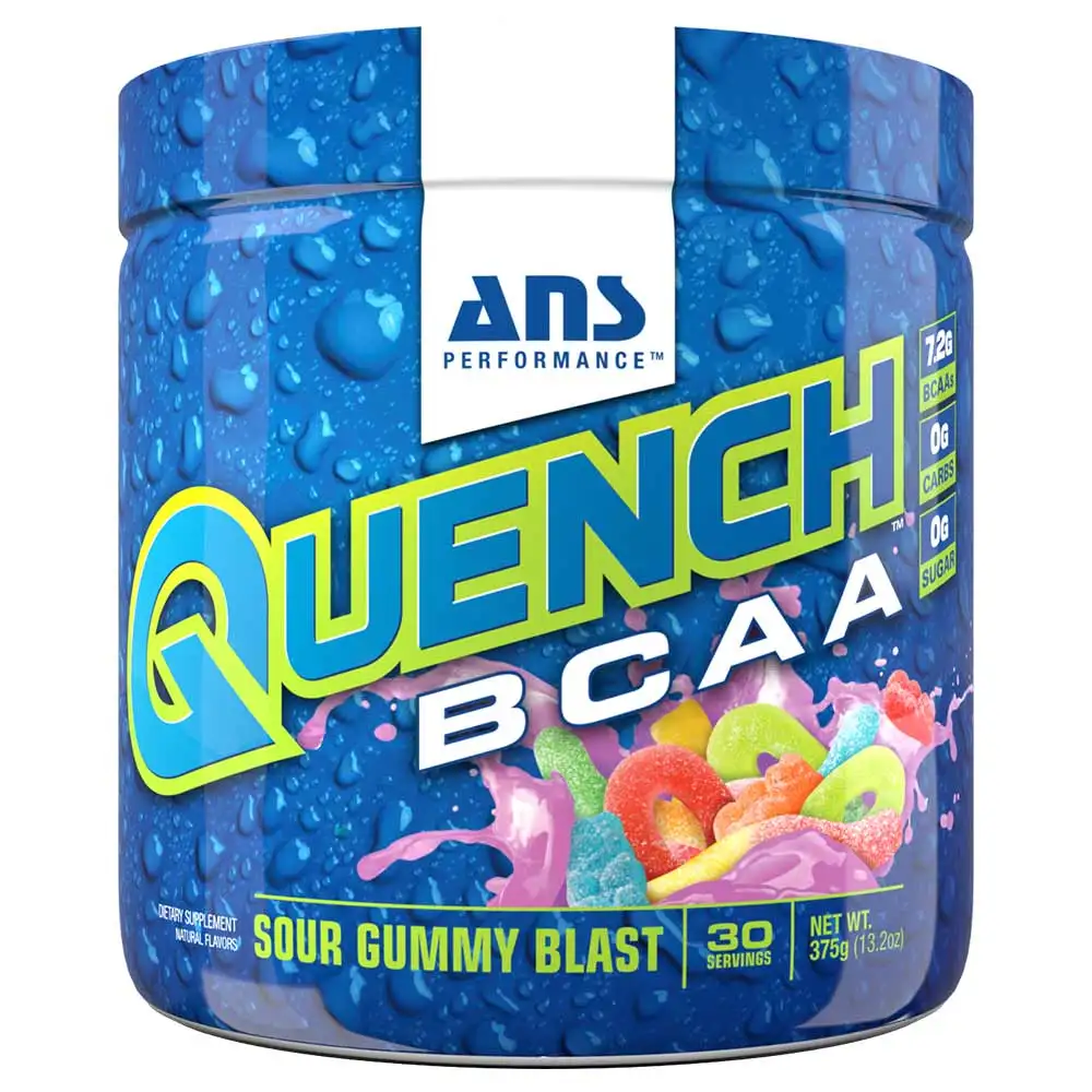 ANS Performance QUENCH BCAA,  0.82 lb  30 Servings  Sour Gummy Blast