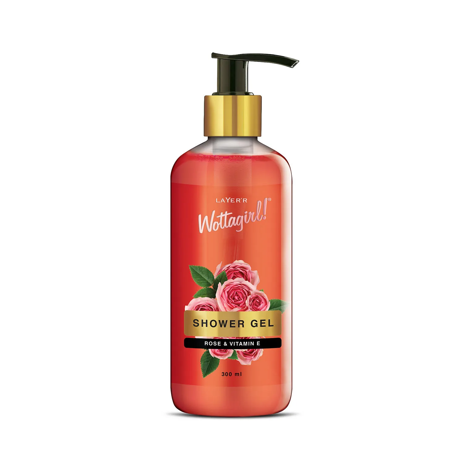 Layer'r Wottagirl Rose & Vitamin E Shower Gel