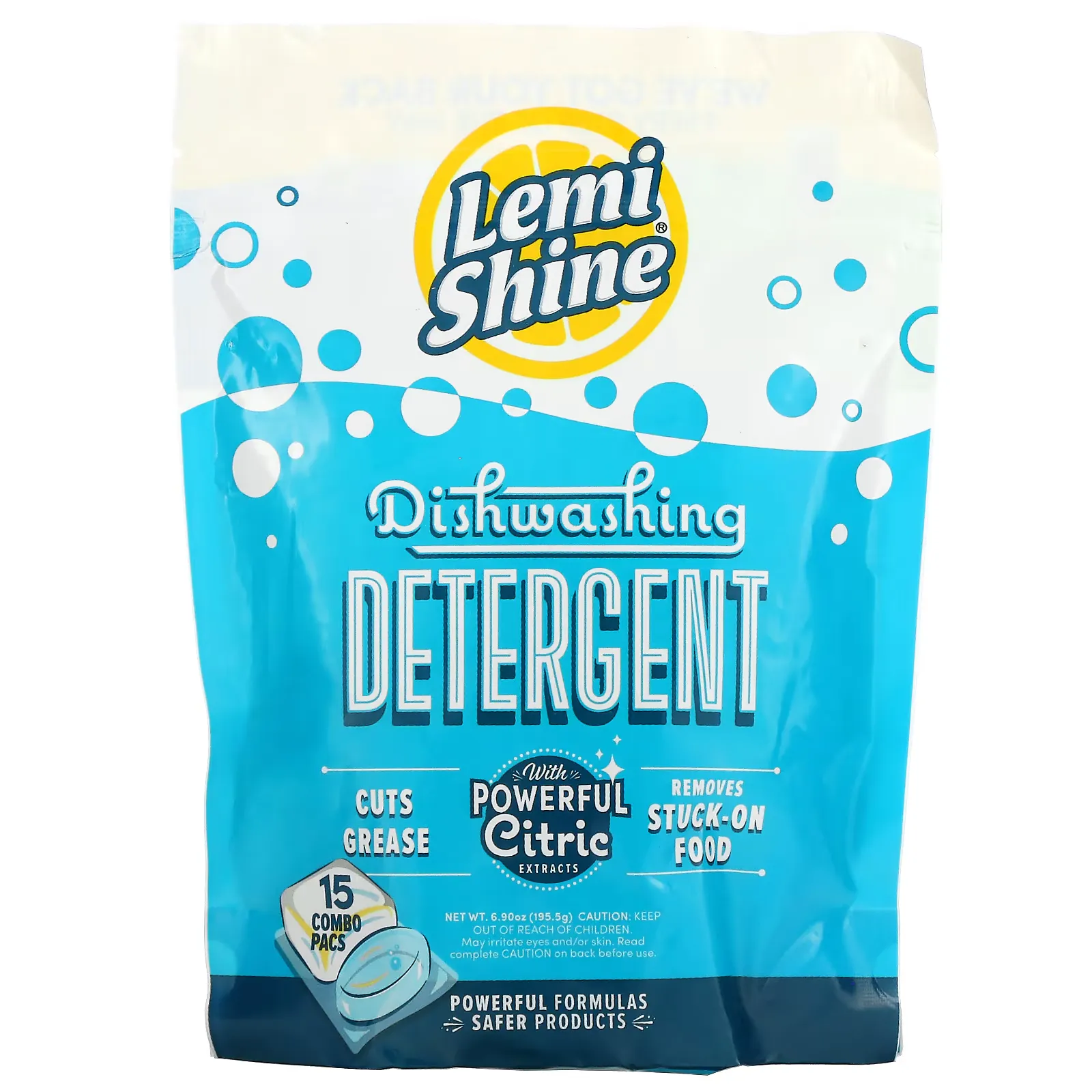 Dishwashing Detergent, 15 Combo Pacs, 6.9 oz (195.5 g)